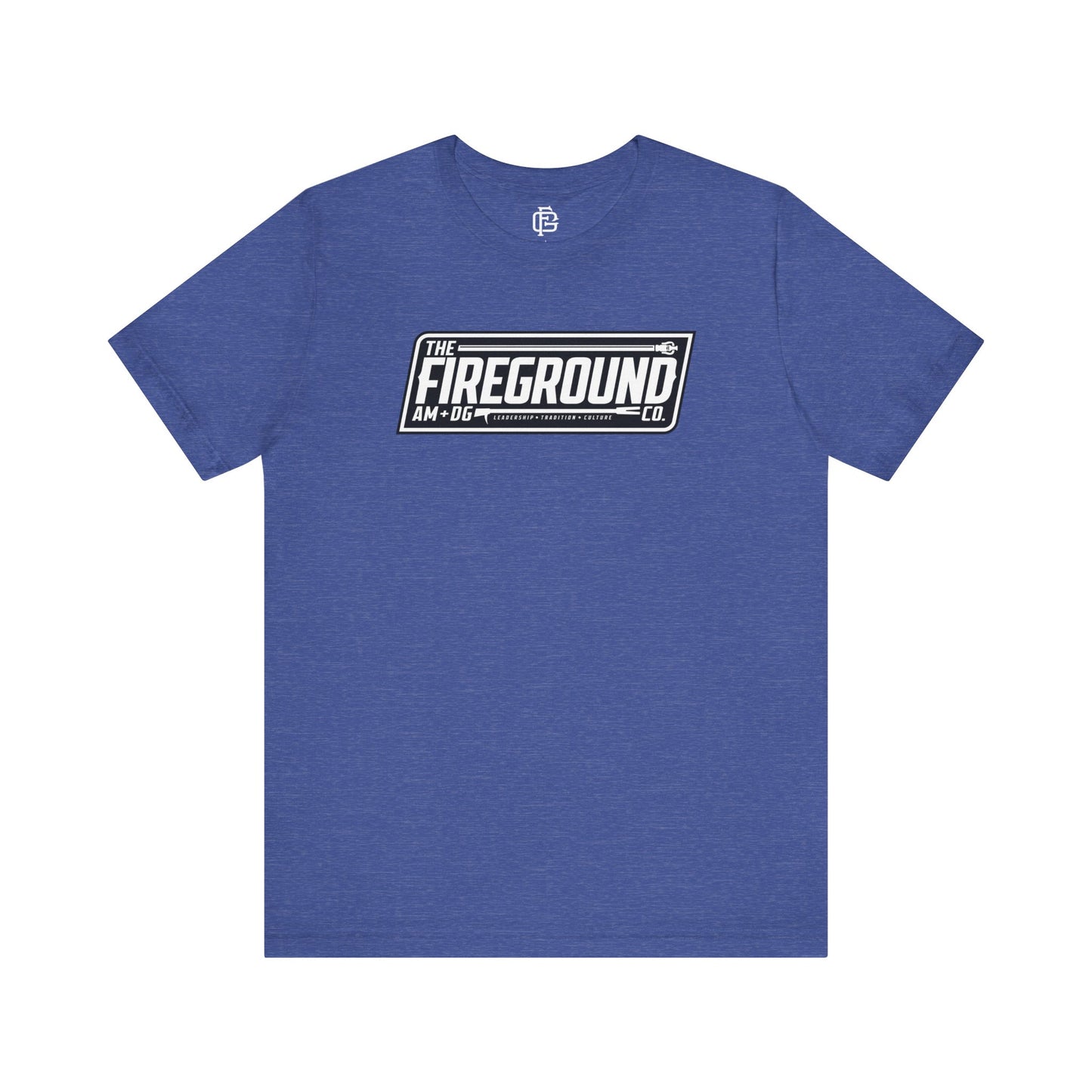 Fireground Banner Dark Background Short Sleeve Tee