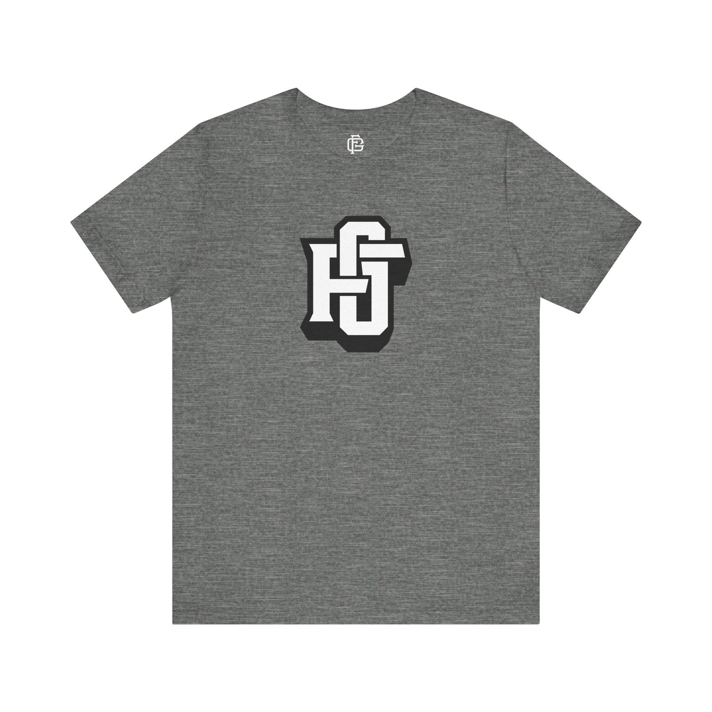 Fireground FG Alternate Monogram Center Dark Background Short Sleeve Tee