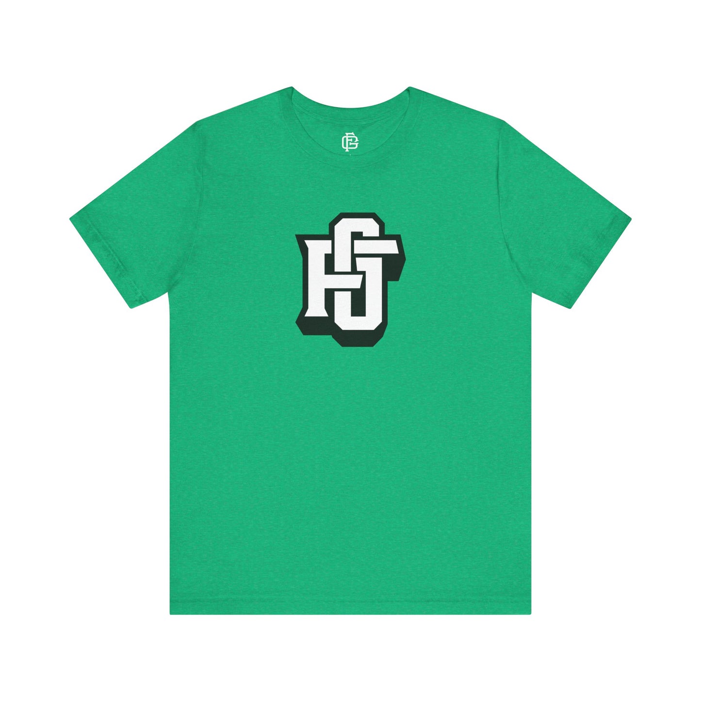 Fireground FG Alternate Monogram Center Dark Background Short Sleeve Tee