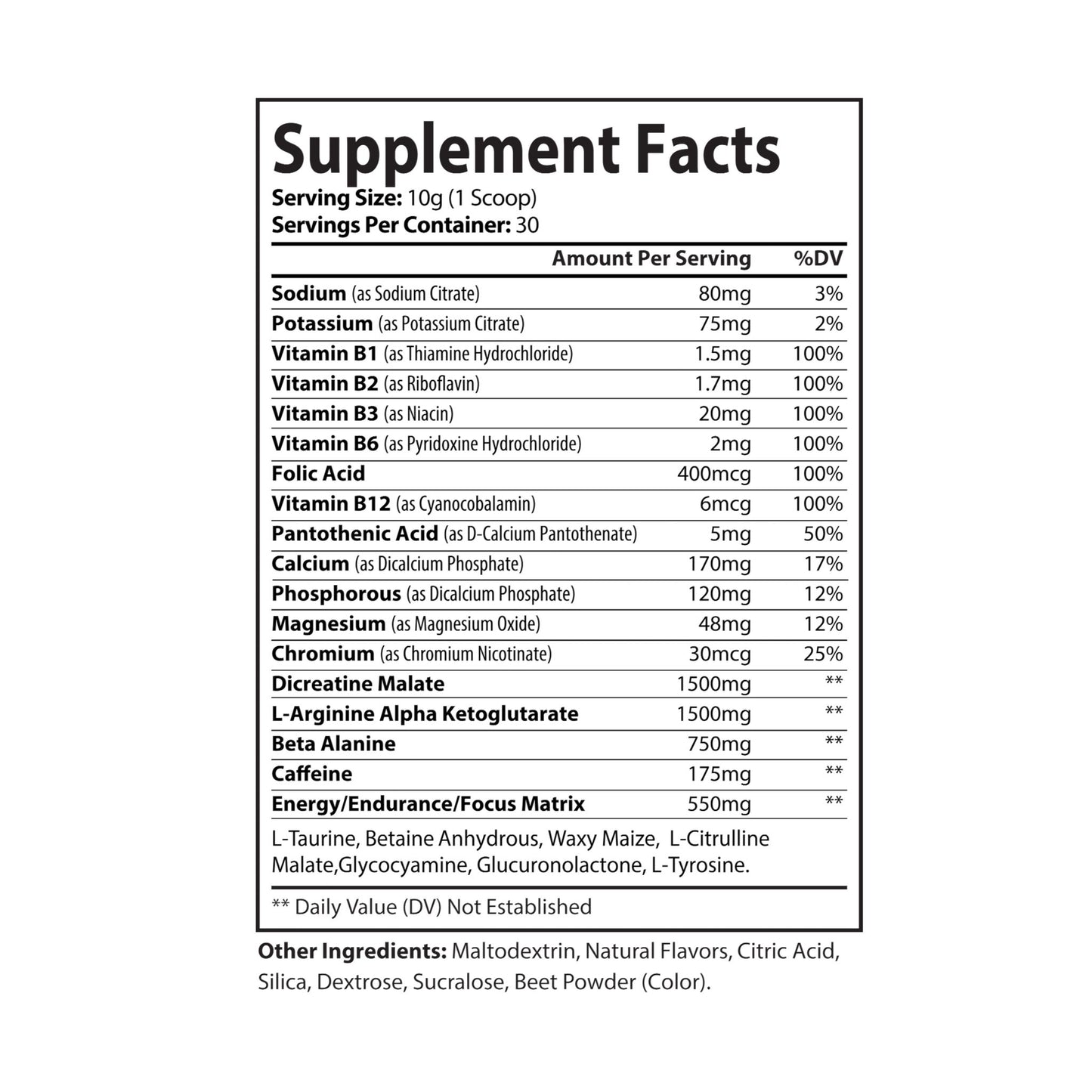 Fireground Pre-Workout