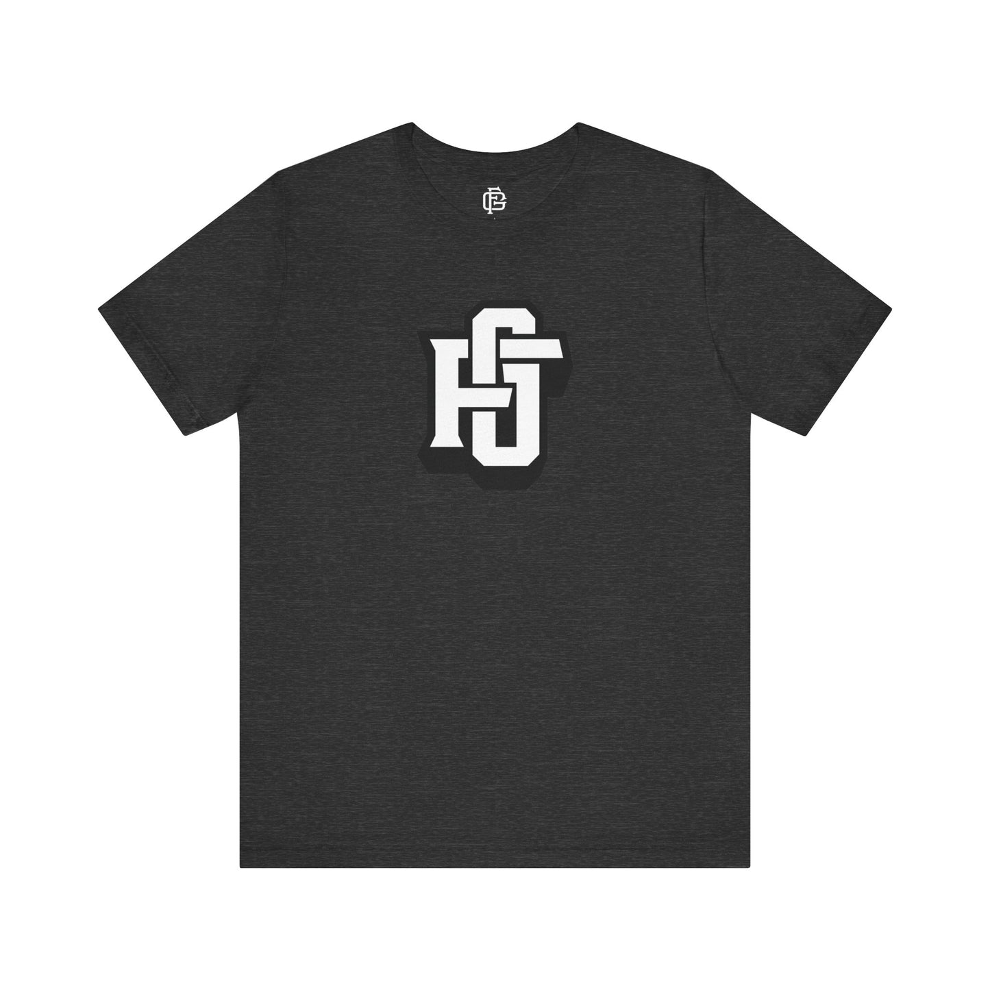 Fireground FG Alternate Monogram Center Dark Background Short Sleeve Tee