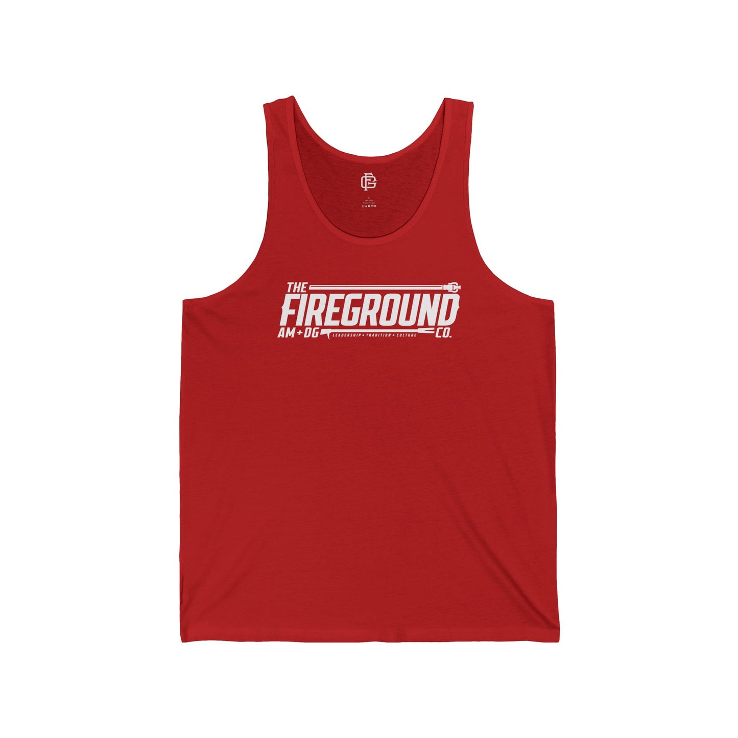 Fireground Banner Light Tank Top