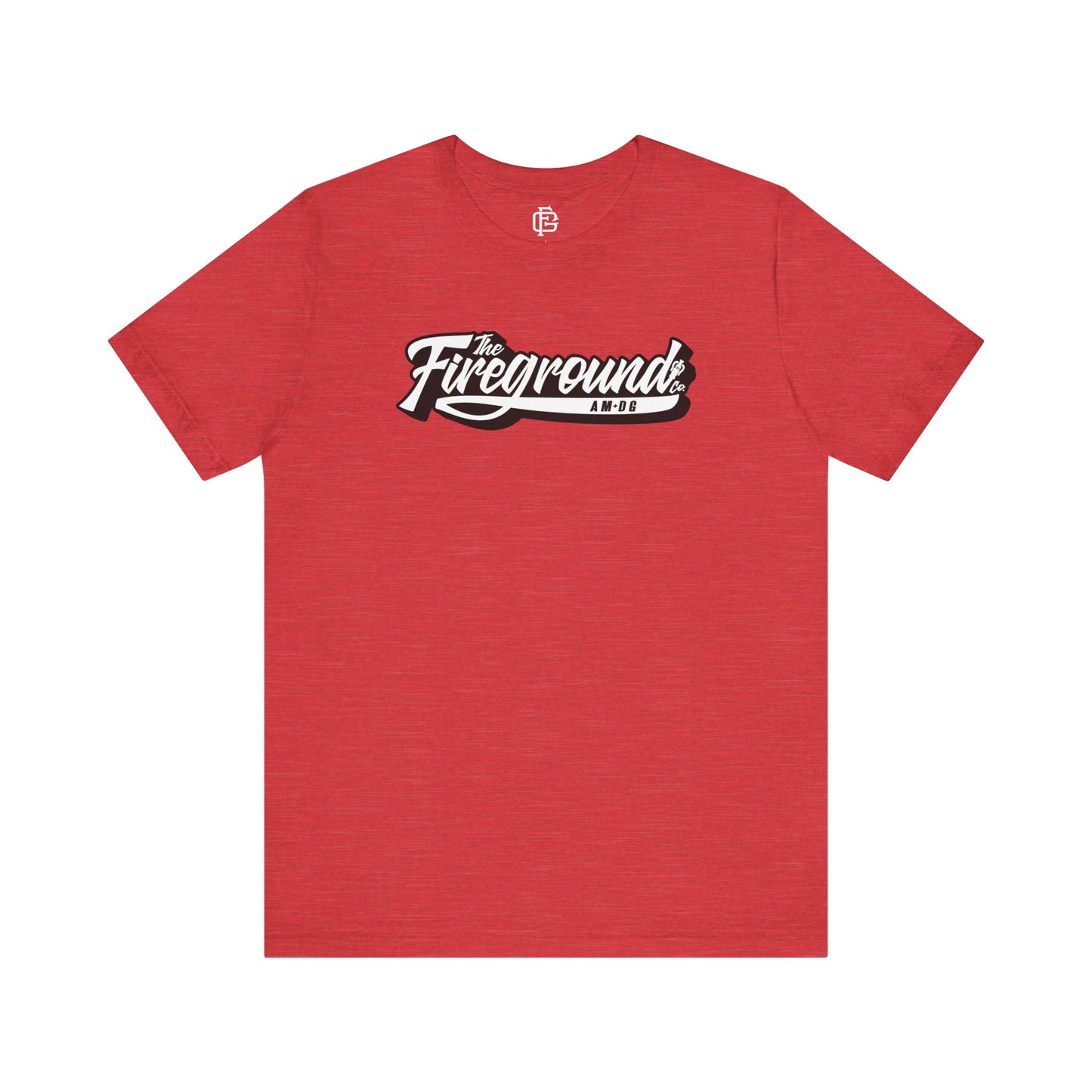 Fireground Freestyle Dark Background Short Sleeve Tee