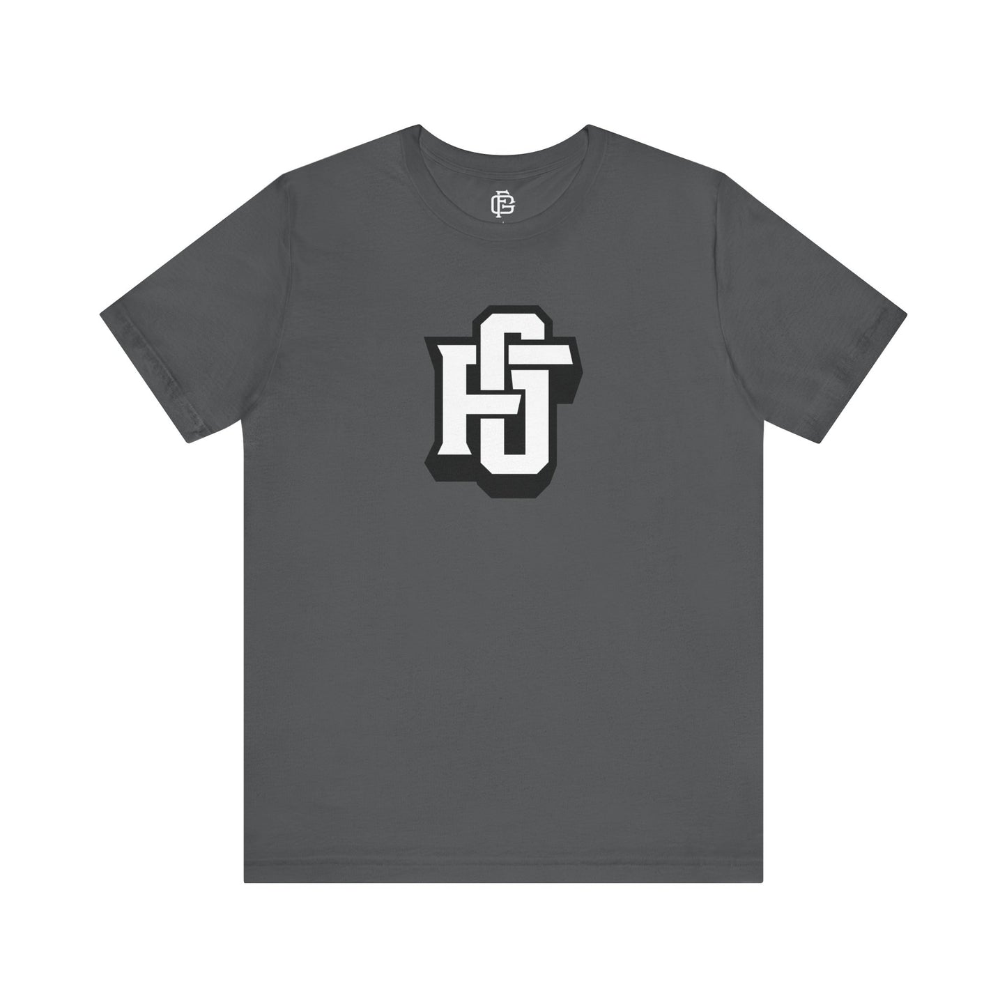 Fireground FG Alternate Monogram Center Dark Background Short Sleeve Tee