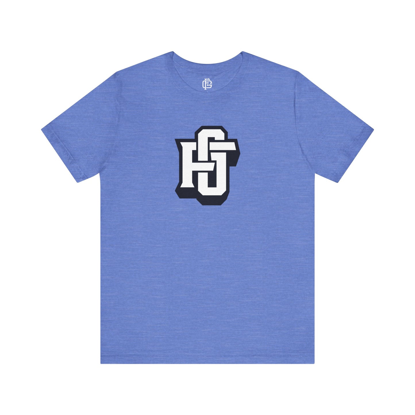 Fireground FG Alternate Monogram Center Dark Background Short Sleeve Tee