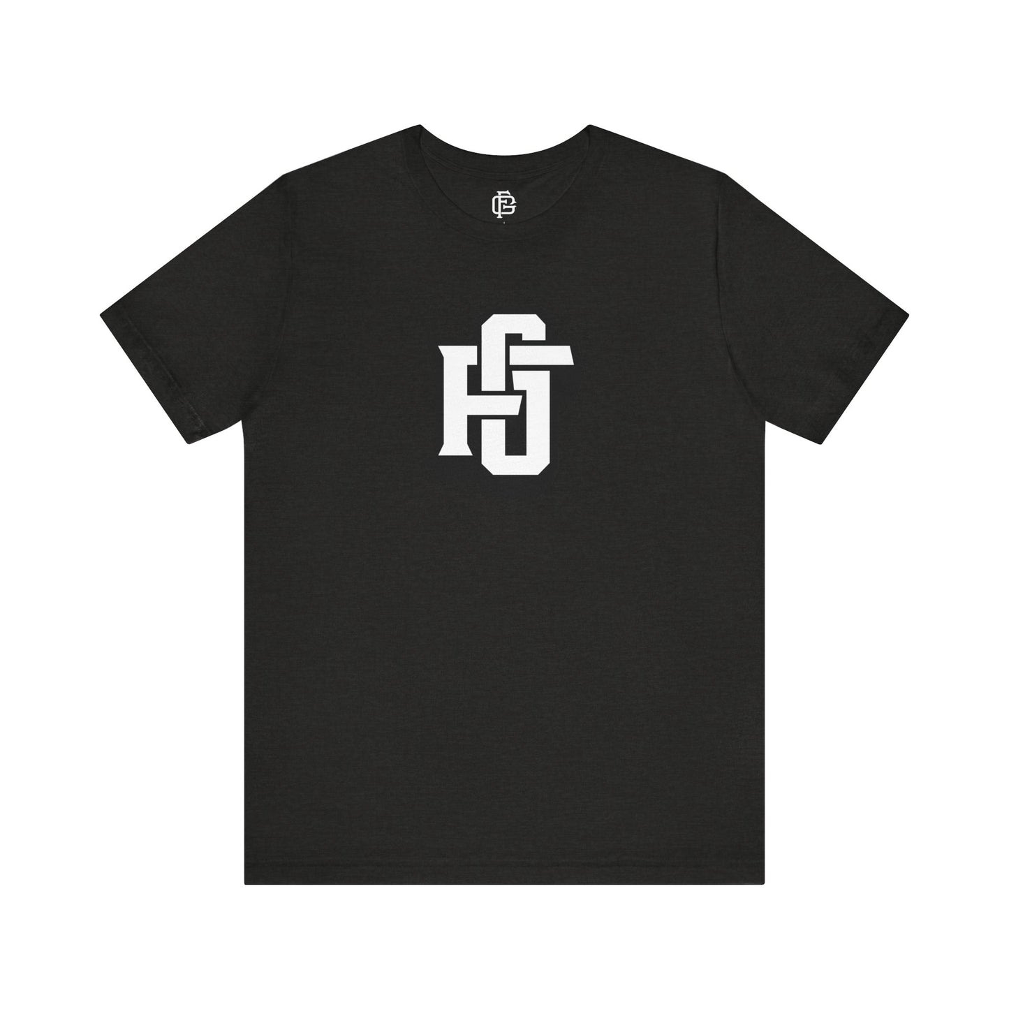 Fireground FG Alternate Monogram Center Dark Background Short Sleeve Tee