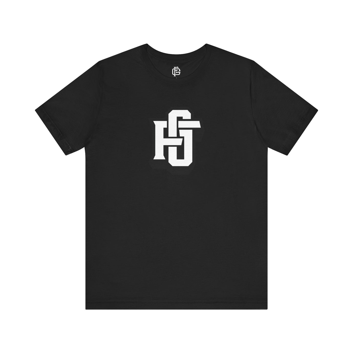 Fireground FG Alternate Monogram Center Dark Background Short Sleeve Tee