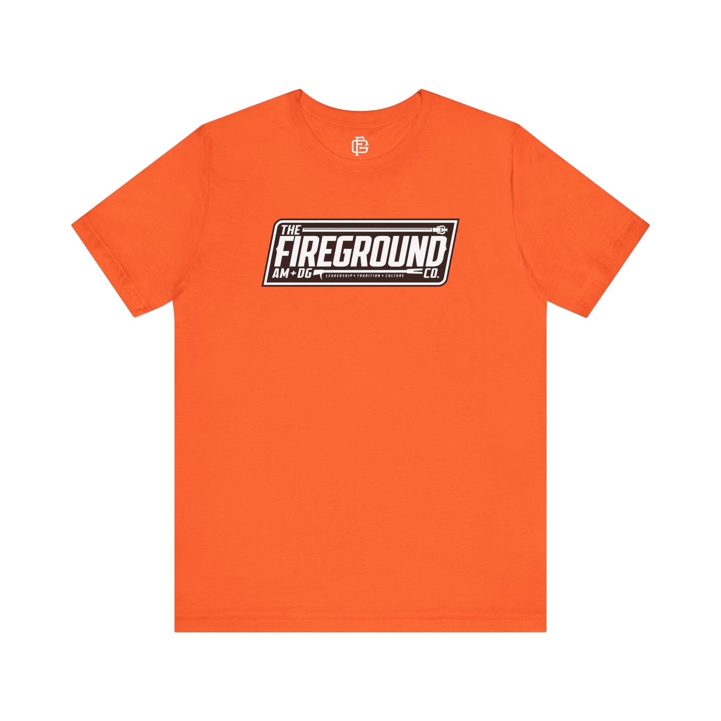 Fireground Banner Dark Background Short Sleeve Tee