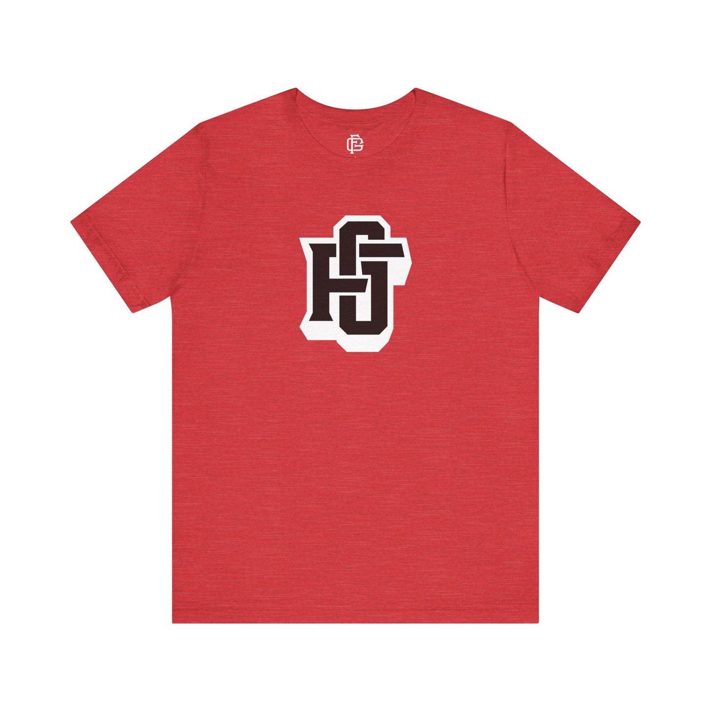 Fireground FG Alternate Monogram Center Light Background Short Sleeve Tee