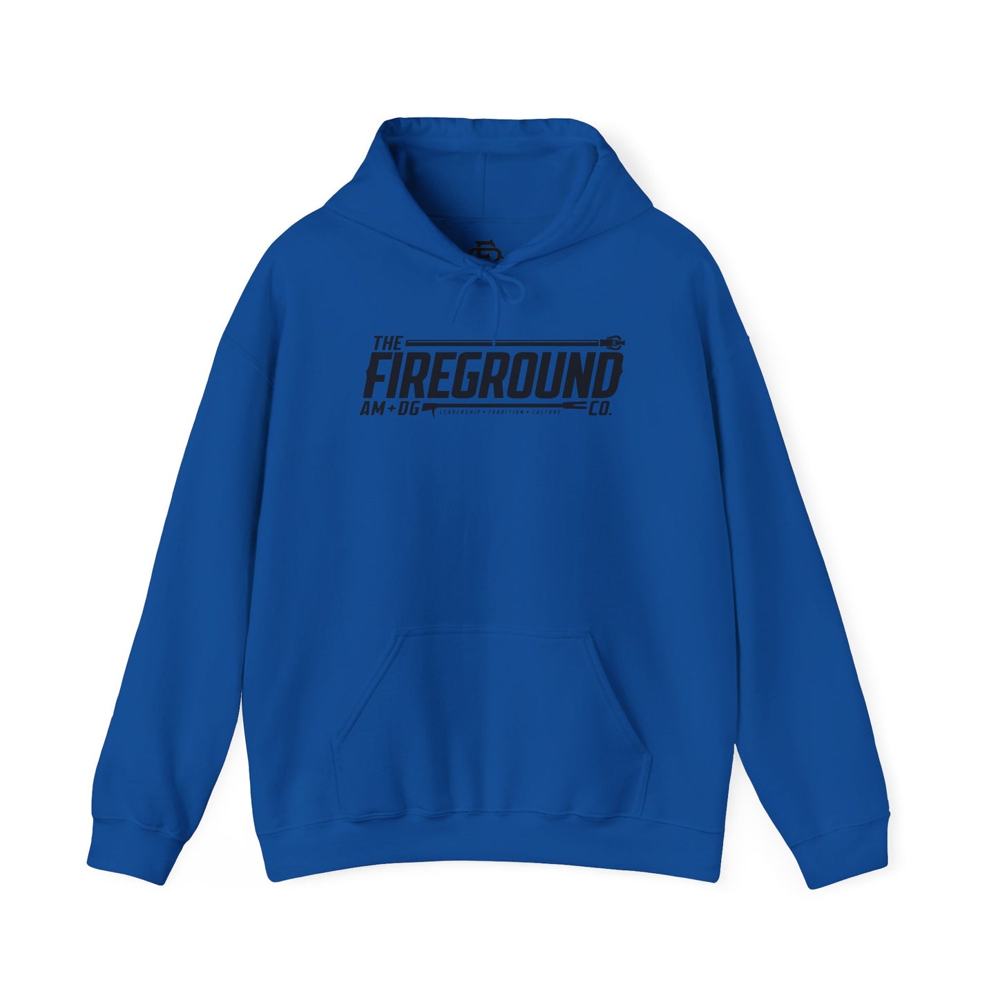 Fireground Banner Dark Hoodie