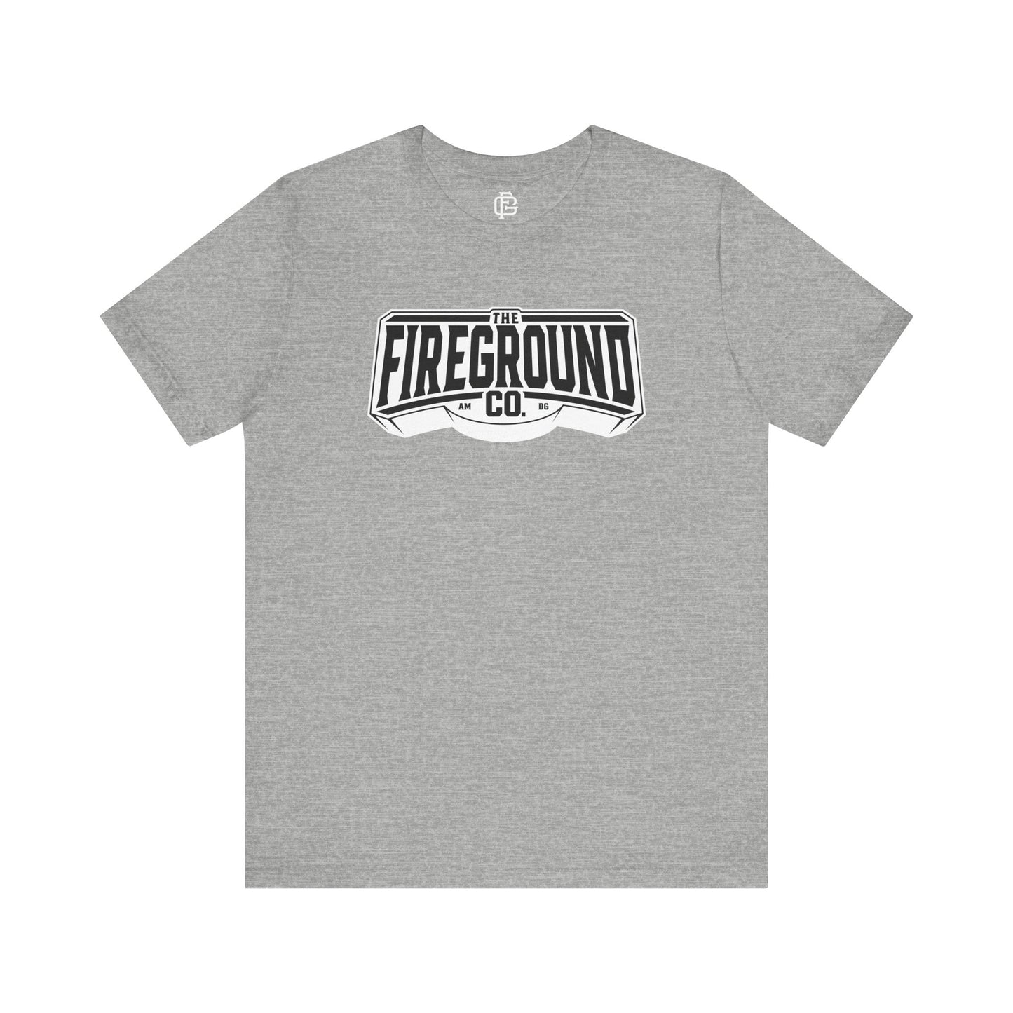 Fireground Title Light Background Short Sleeve Tee