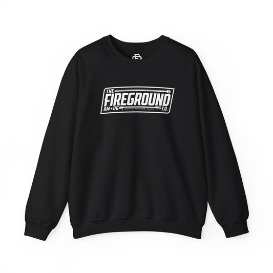 Fireground Banner Dark Background Sweatshirt