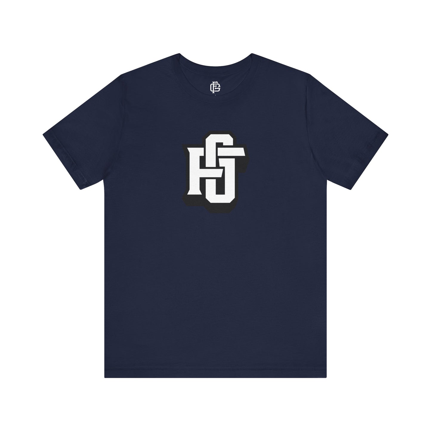 Fireground FG Alternate Monogram Center Dark Background Short Sleeve Tee