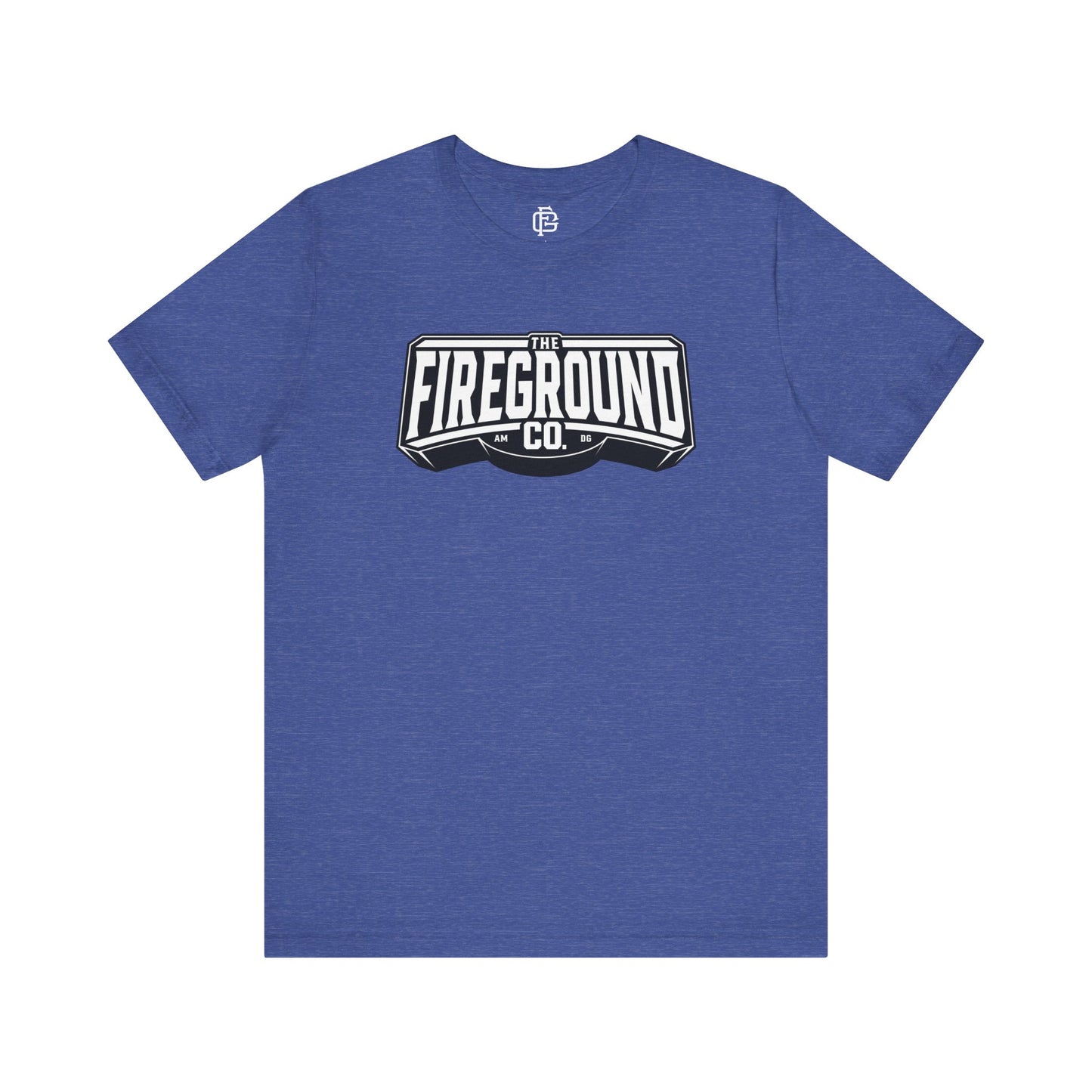 Fireground Title Dark Background Short Sleeve Tee