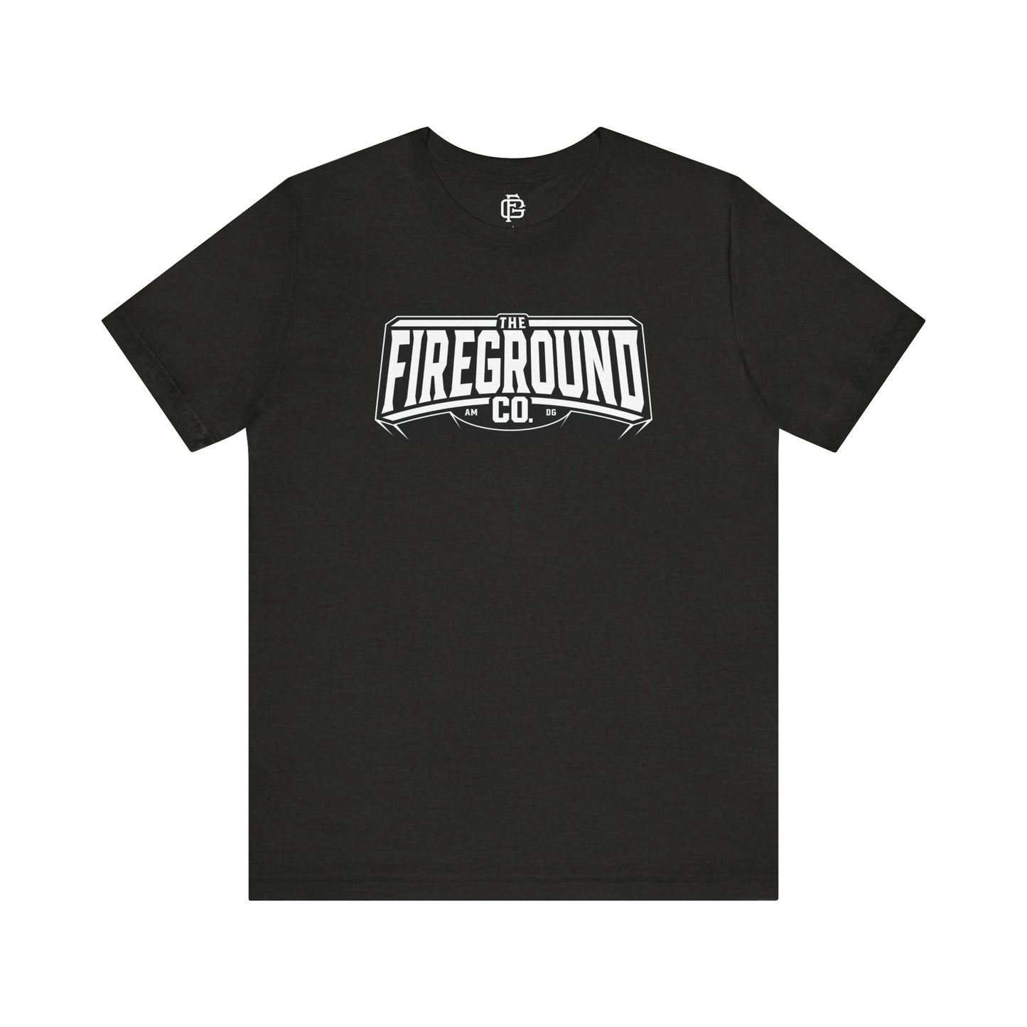 Fireground Title Dark Background Short Sleeve Tee