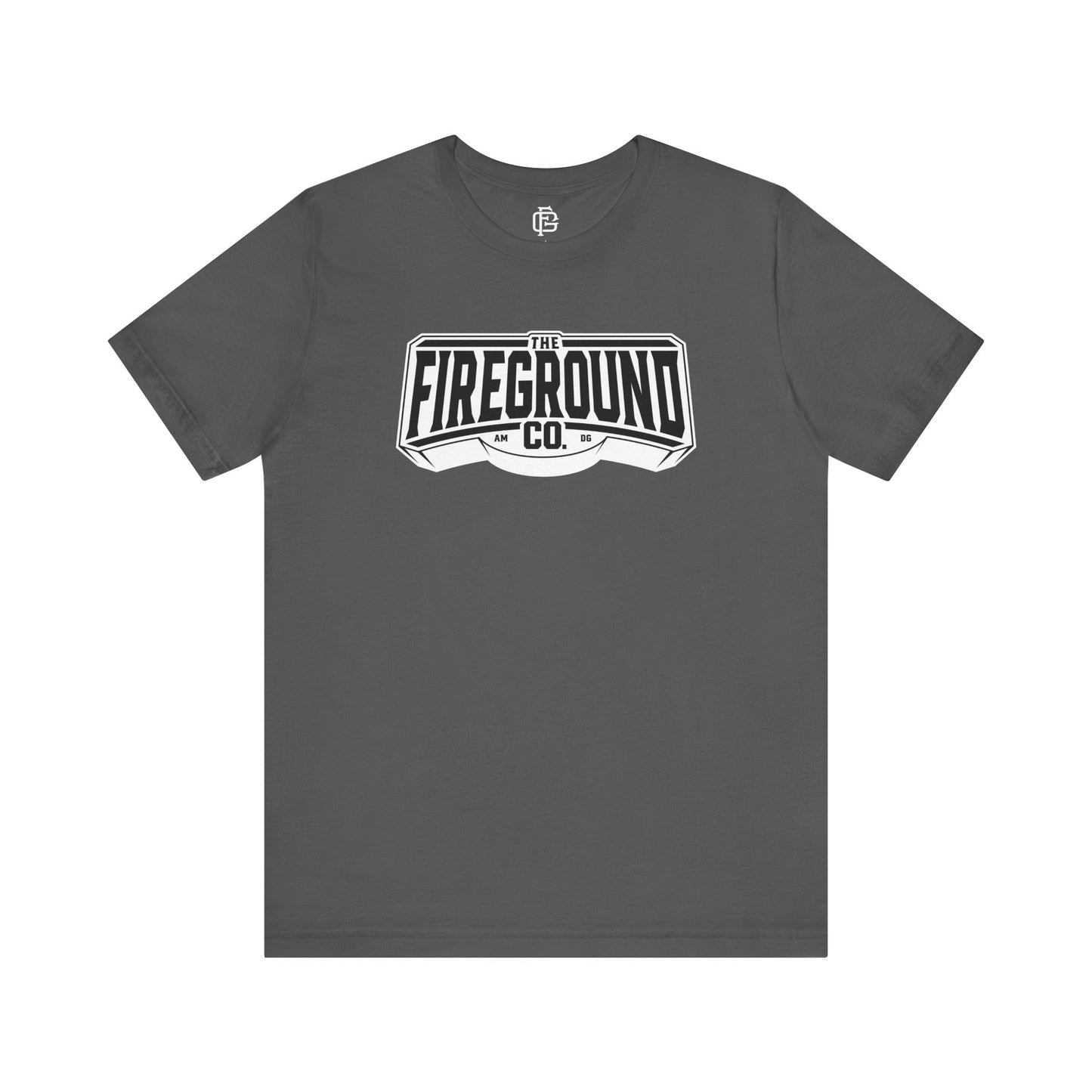 Fireground Title Light Background Short Sleeve Tee