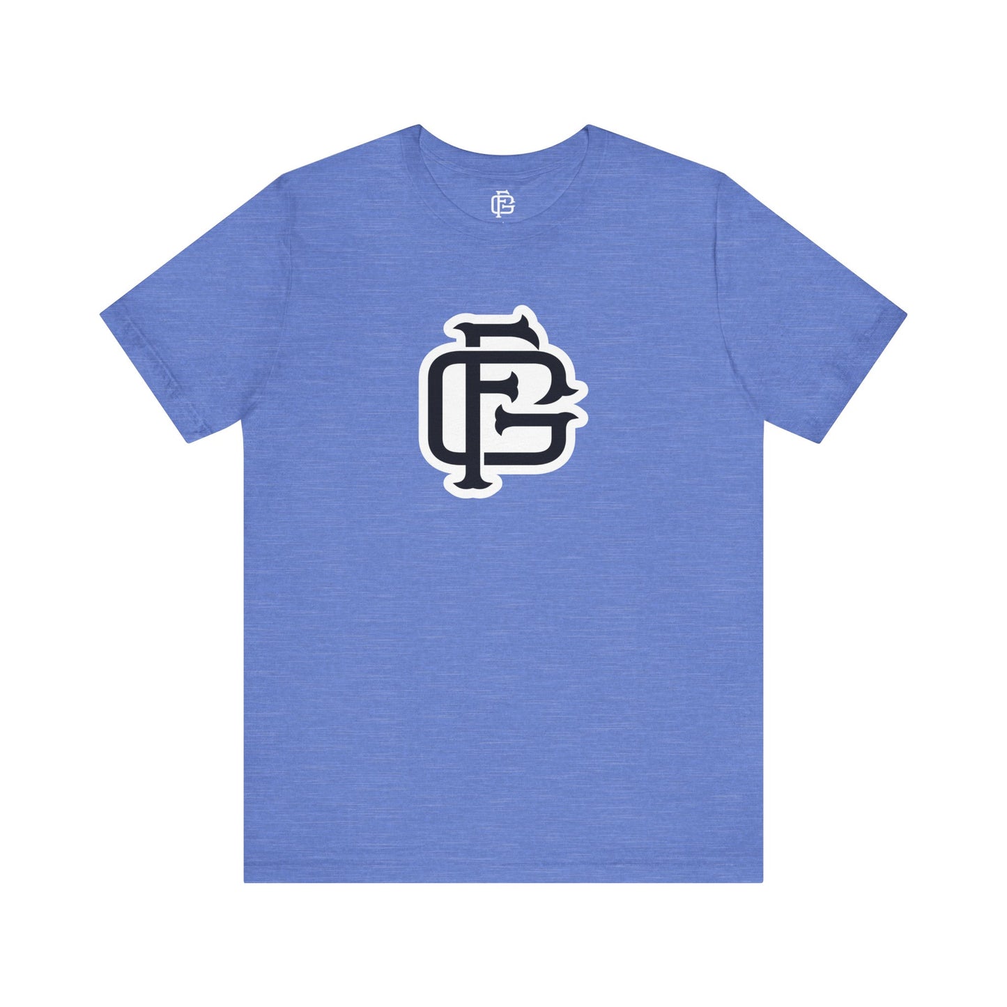 Fireground FG Monogram Center Light Background Short Sleeve Tee