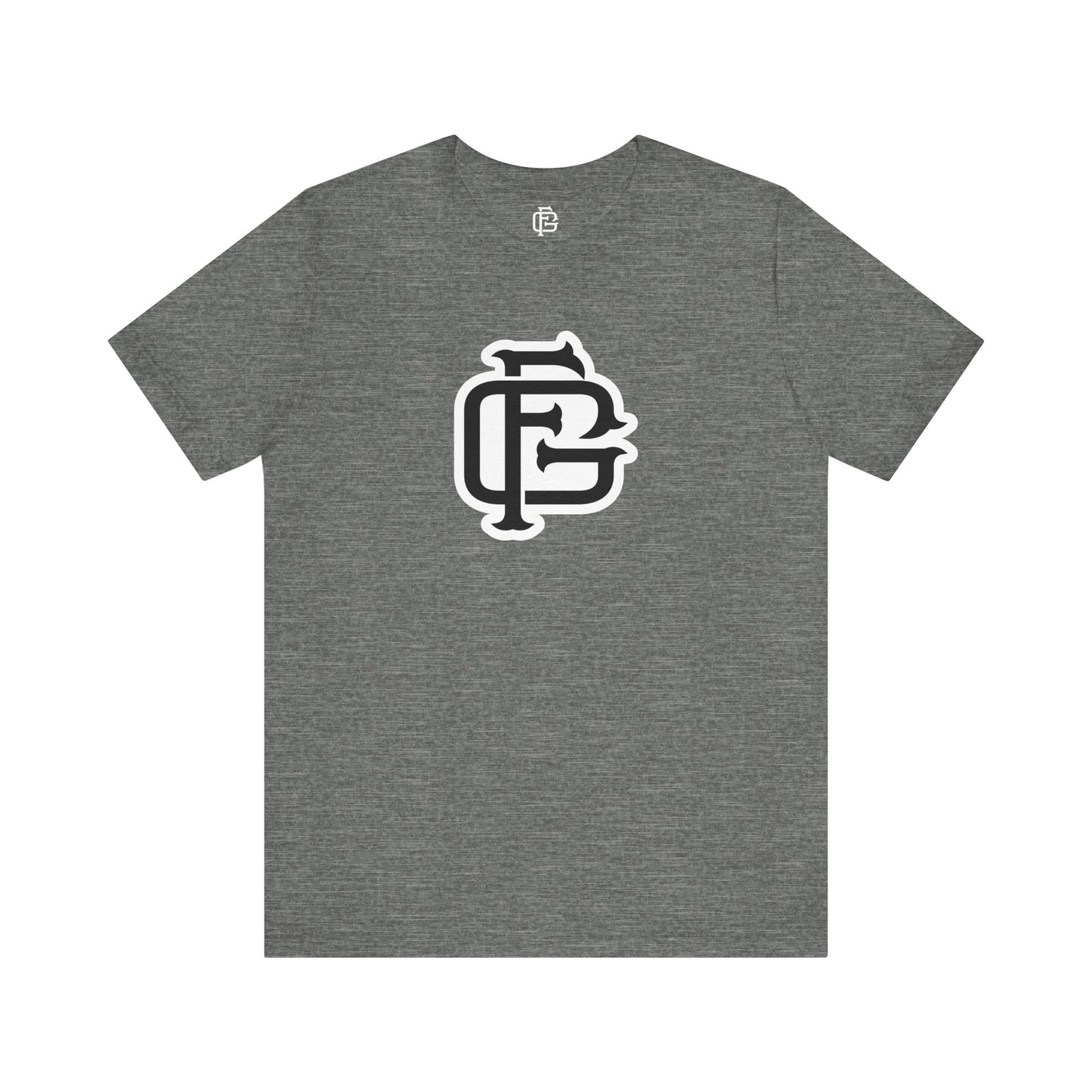 Fireground FG Monogram Center Light Background Short Sleeve Tee