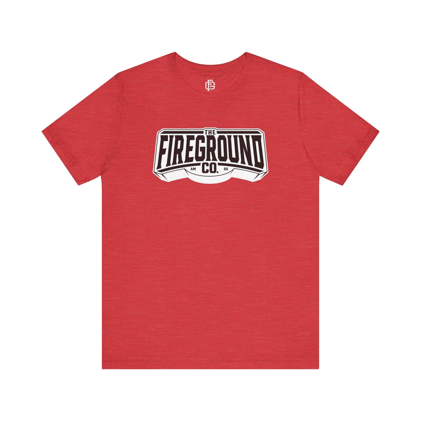 Fireground Title Light Background Short Sleeve Tee