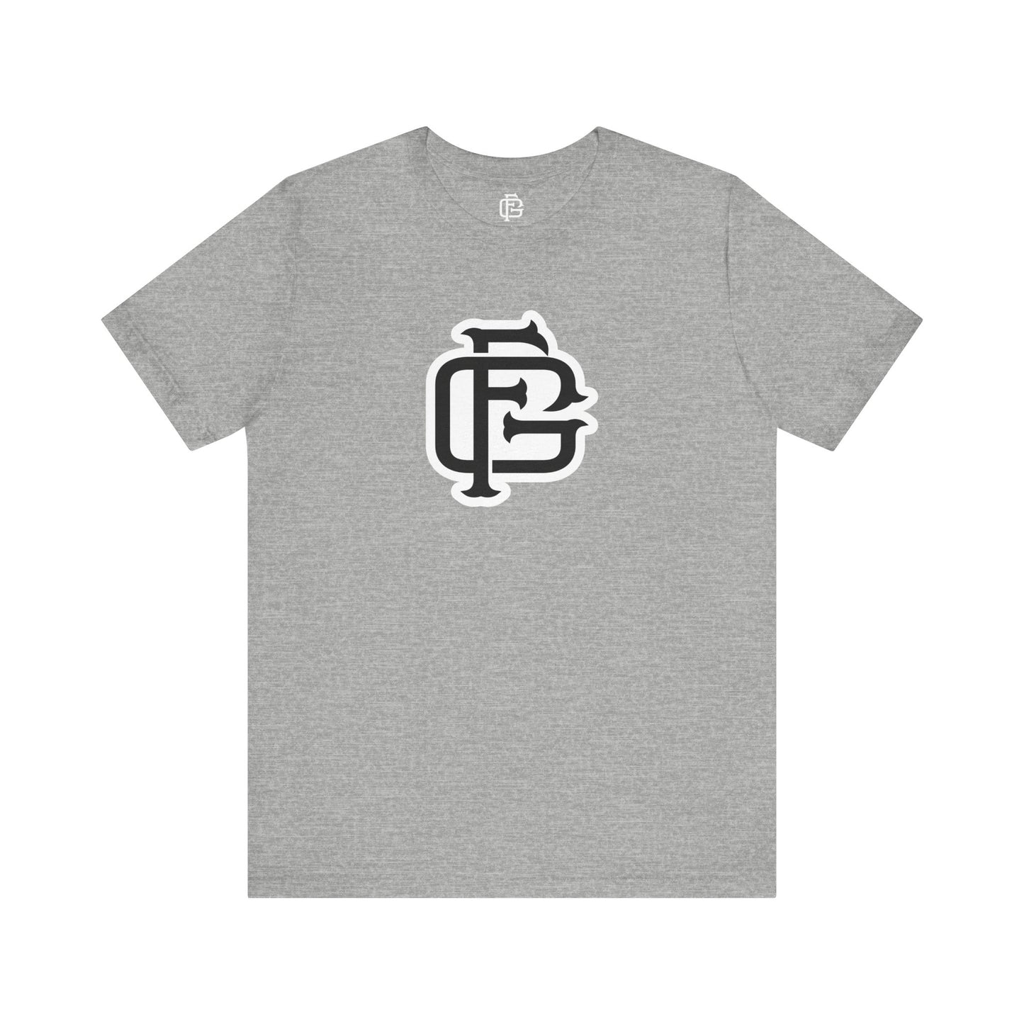 Fireground FG Monogram Center Light Background Short Sleeve Tee