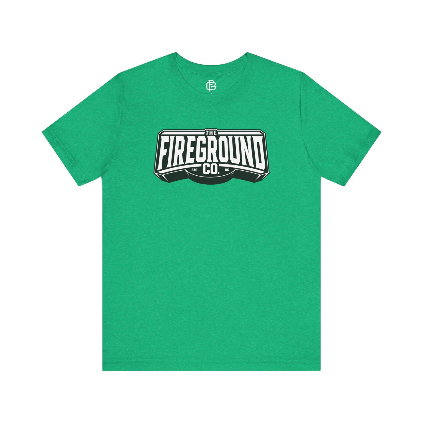 Fireground Title Dark Background Short Sleeve Tee