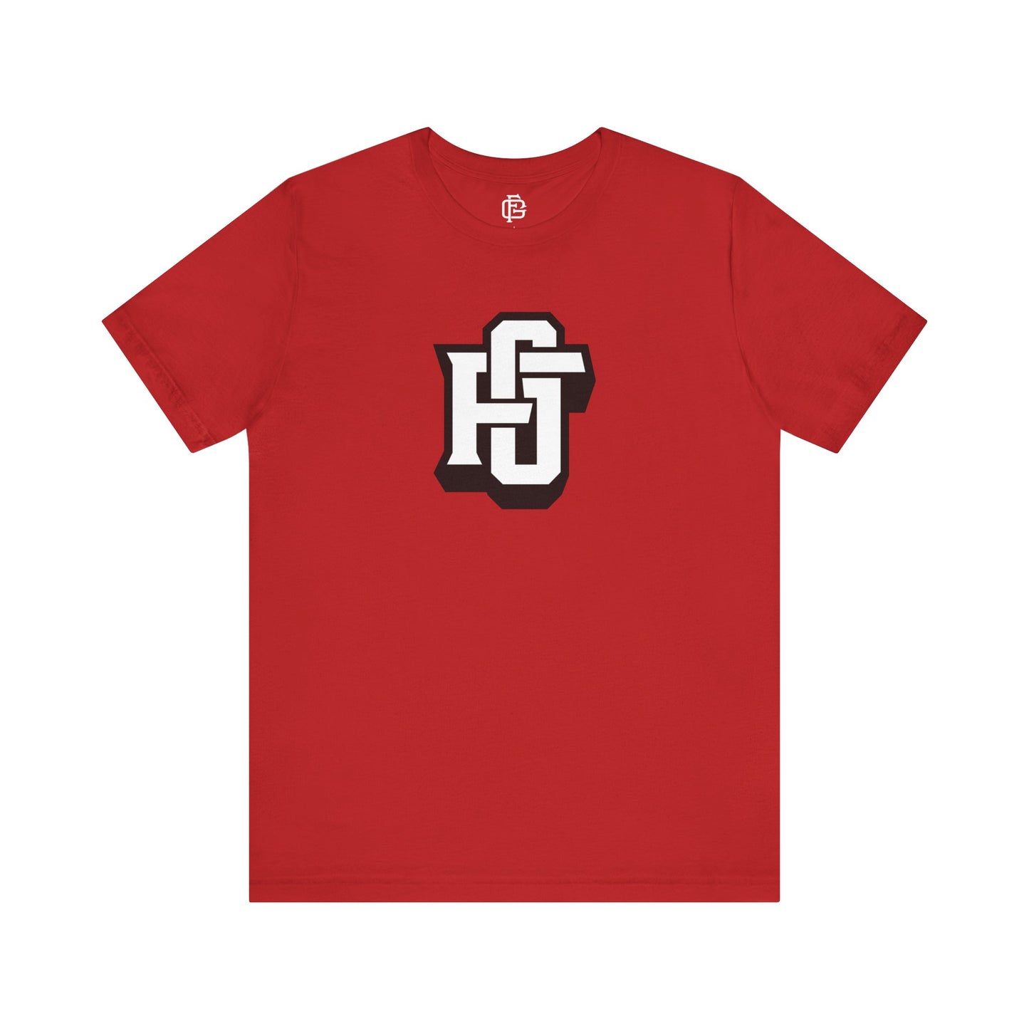 Fireground FG Alternate Monogram Center Dark Background Short Sleeve Tee