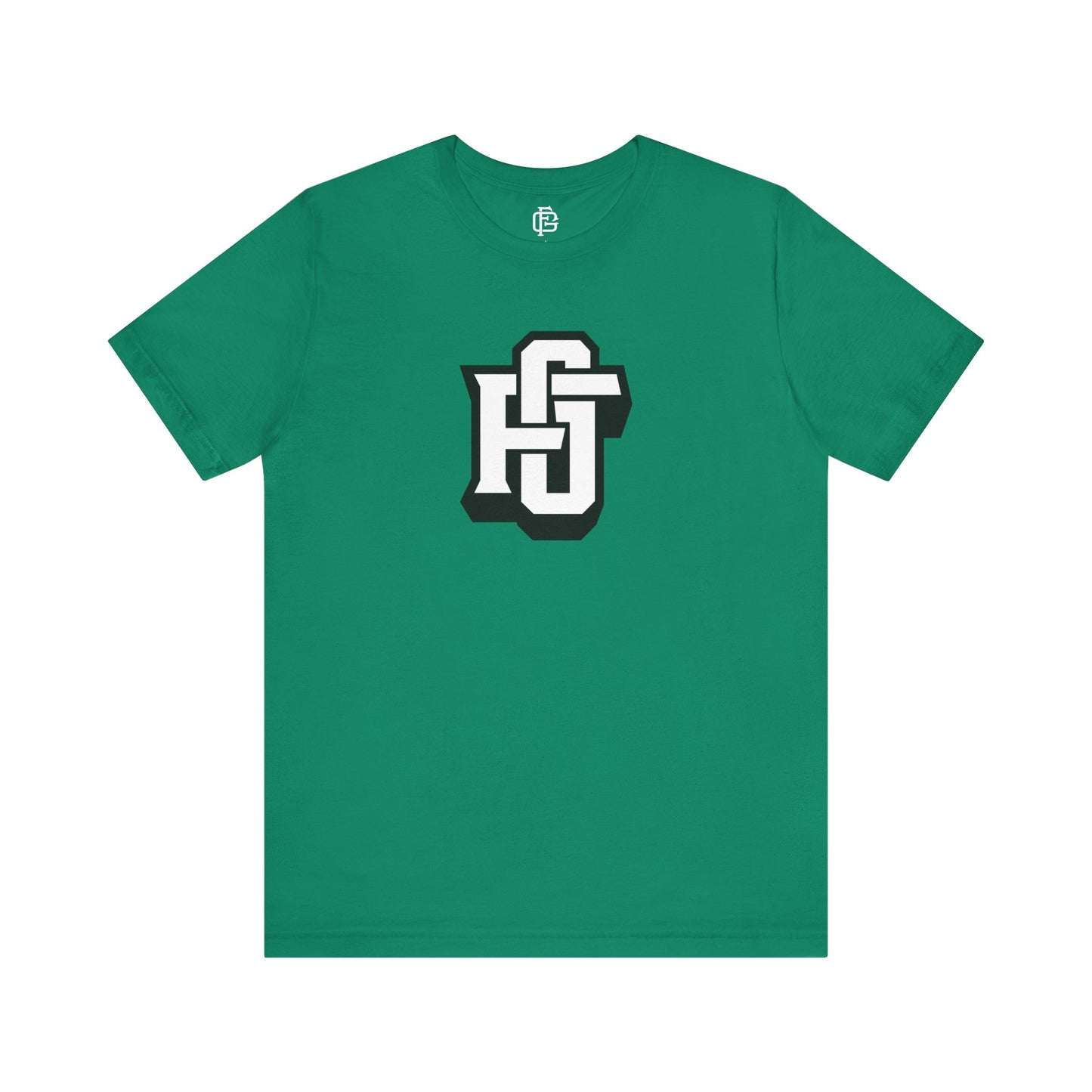 Fireground FG Alternate Monogram Center Dark Background Short Sleeve Tee