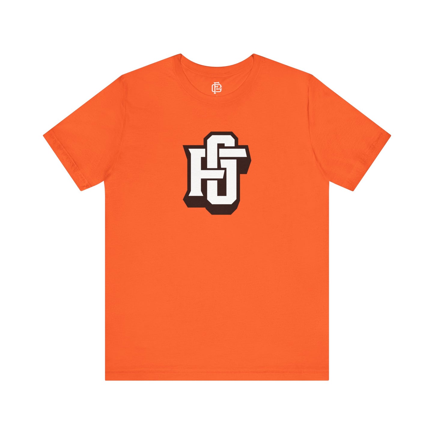 Fireground FG Alternate Monogram Center Dark Background Short Sleeve Tee