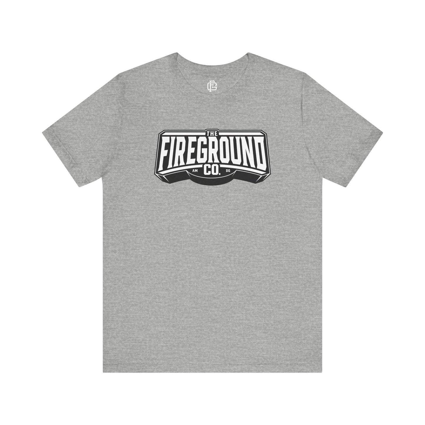 Fireground Title Dark Background Short Sleeve Tee