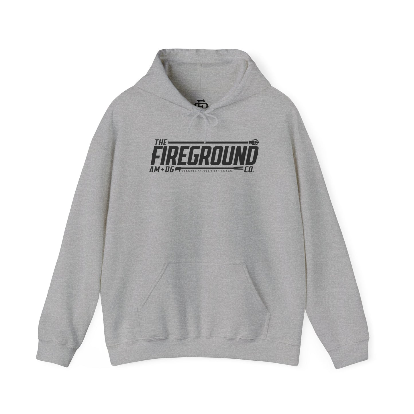 Fireground Banner Dark Hoodie