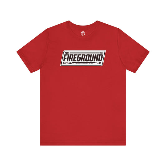 Fireground Banner Light Background Short Sleeve Tee