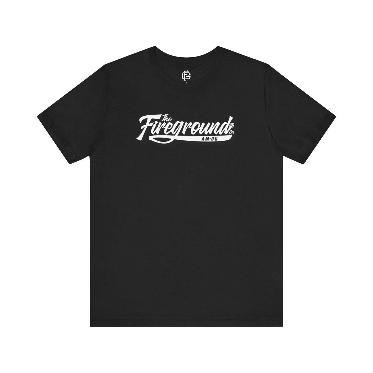 Fireground Freestyle Dark Background Short Sleeve Tee