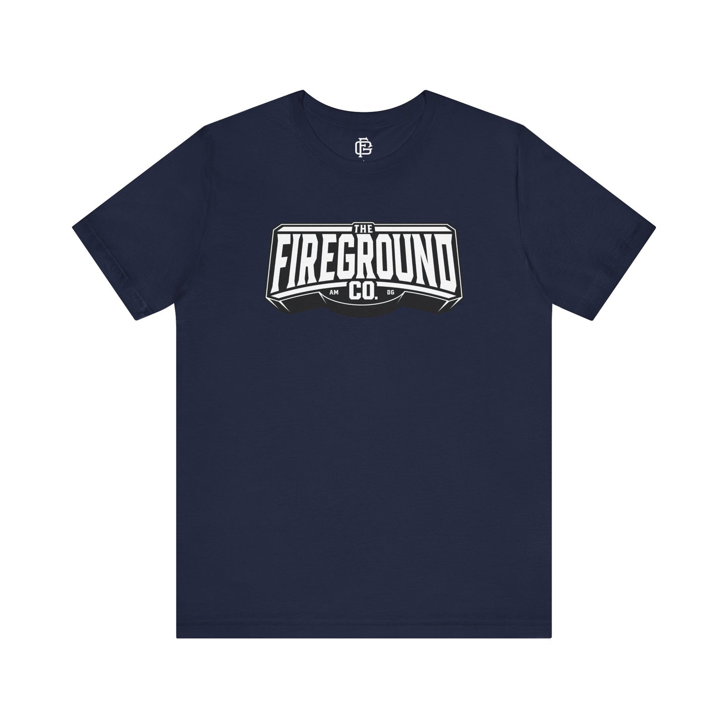 Fireground Title Dark Background Short Sleeve Tee